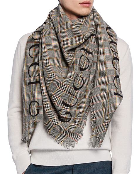 gucci scarf men's outlet